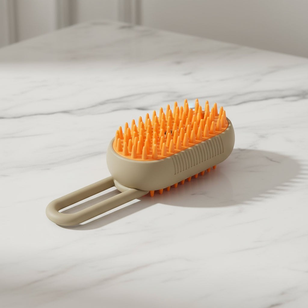 Brosse vapeur 3-en-1 de toilettage pour chien et chat - Pawzen