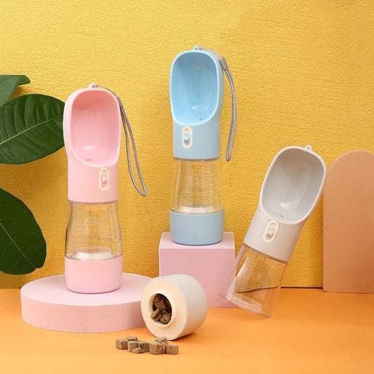 Gourde portable avec bol intégré pour chien, promenade et voyage - Pawzen