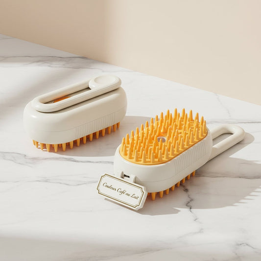 Brosse vapeur 3-en-1 de toilettage pour chien et chat - Pawzen