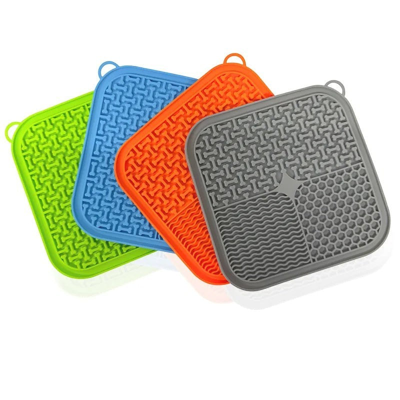 Tapis de léchage à ventouses anti-glouton pour chien - Pawzen