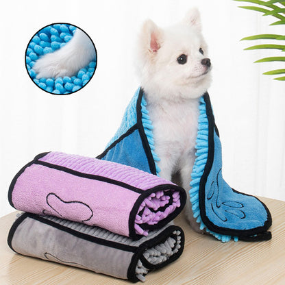 Serviette microfibre ultra-absorbante pour chien et chat - Pawzen
